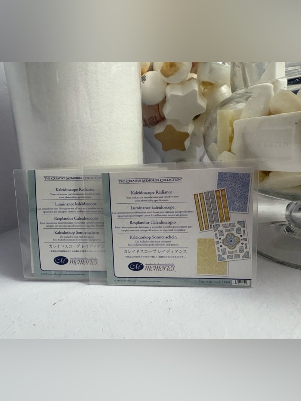 2 Creative Memories Kaleidoscope Radiance Sticker Pack NIP Retired